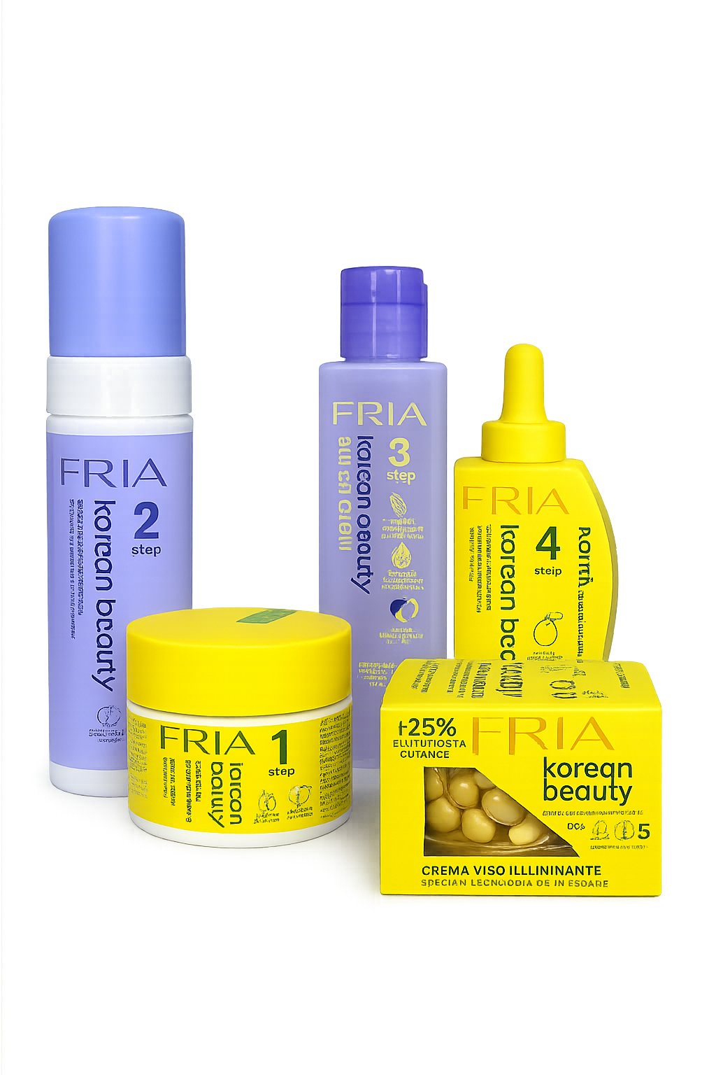Fria Korean Beuty. Step da 1 a 5