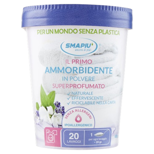 Ammorbidente In Polvere Superprofumato Smapiù - Barattolo 400g