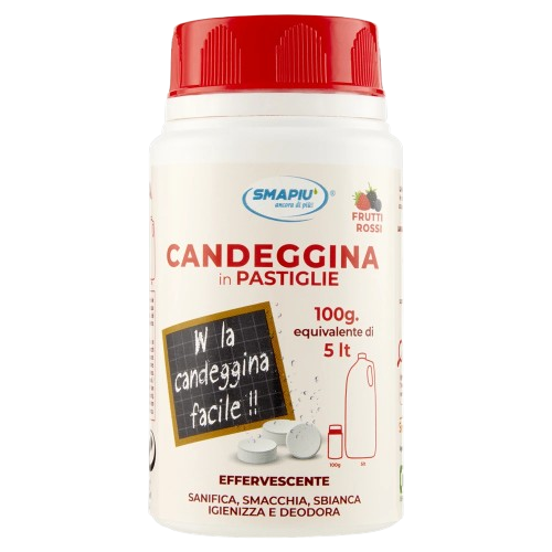 Candeggina Pastiglie - Smapiù - Flacone 40 tabs