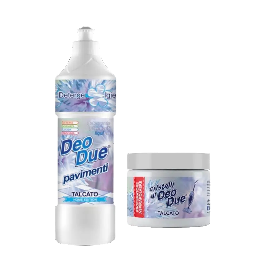 Combo pavimenti Deo due - Cristalli profumati e lavapavimenti