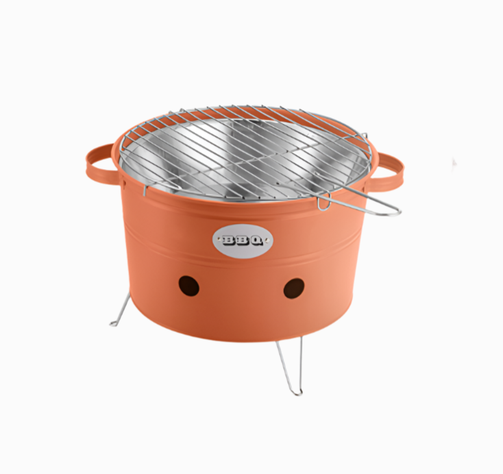 BBQ Bucket portatile con manici - Arancione