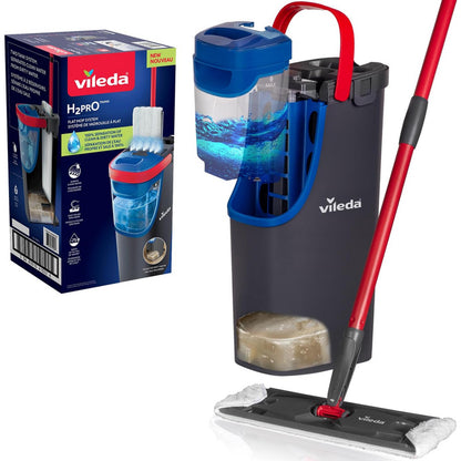 VILEDA H2PRO FLAT MOP SYSTEM COMPLETE