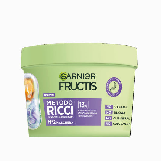 Maschera per idratare e definire il riccio