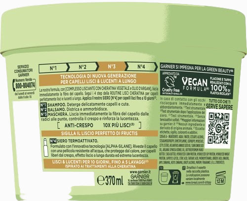 Maschera per capelli lisci & lucenti a lungo