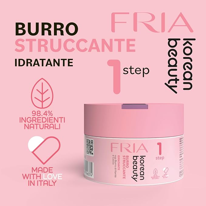 Fria Korean Beauty Burro Struccante Idratante con Burro di Karité e Cocco 80 ml - Step 1