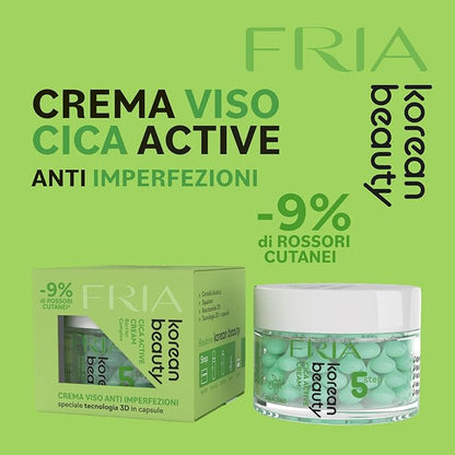 Fria Crema Viso Anti Imperfezioni Pelle Sensibile con Centella Asiatica, Crema Idratante Viso Donna Lenitiva per Acne e Rossori, Korean Beauty 50ml - Step 5