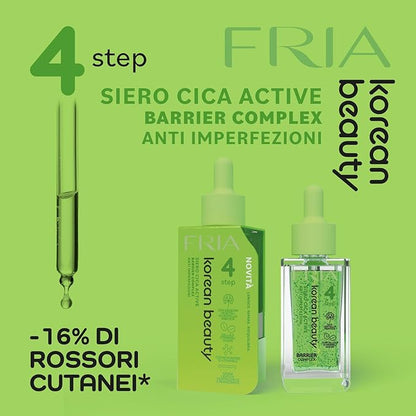 Fria Korean Beauty Siero Viso Anti Imperfezioni con Centella Asiatica, Formula Innovativa con Mycrosfere di Mannitolo, Dermatologicamente Testato, Confezione da 30ml - Step 4