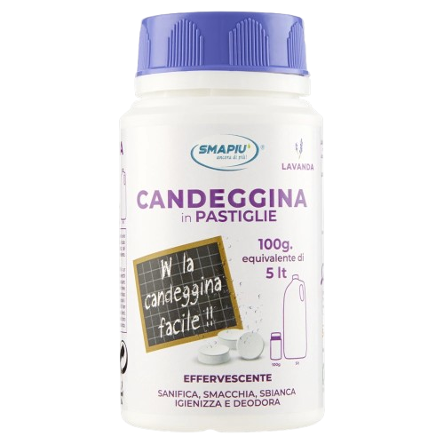 Candeggina Pastiglie - Smapiù - Flacone 40 tabs