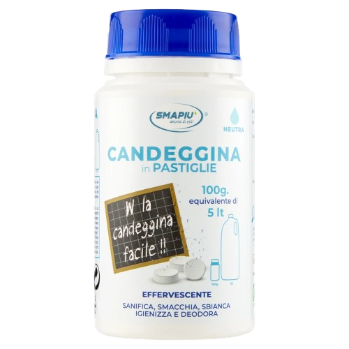 Candeggina Pastiglie - Smapiù - Flacone 40 tabs