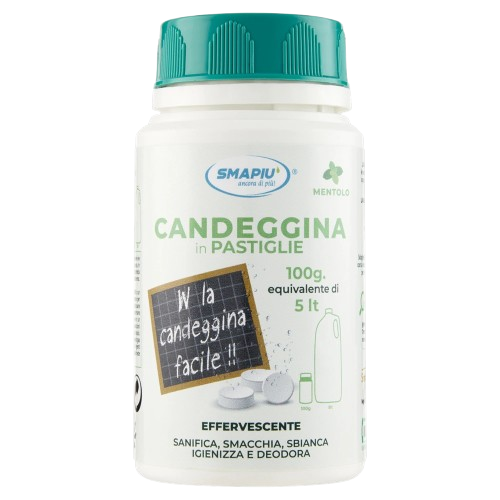 Candeggina Pastiglie - Smapiù - Flacone 40 tabs