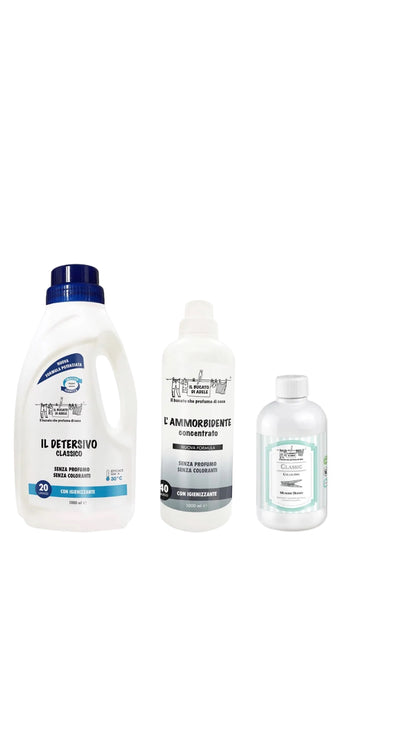 Kit Detersivo - Ammorbidente - Concentrato profumo - Il Bucato Di Adele