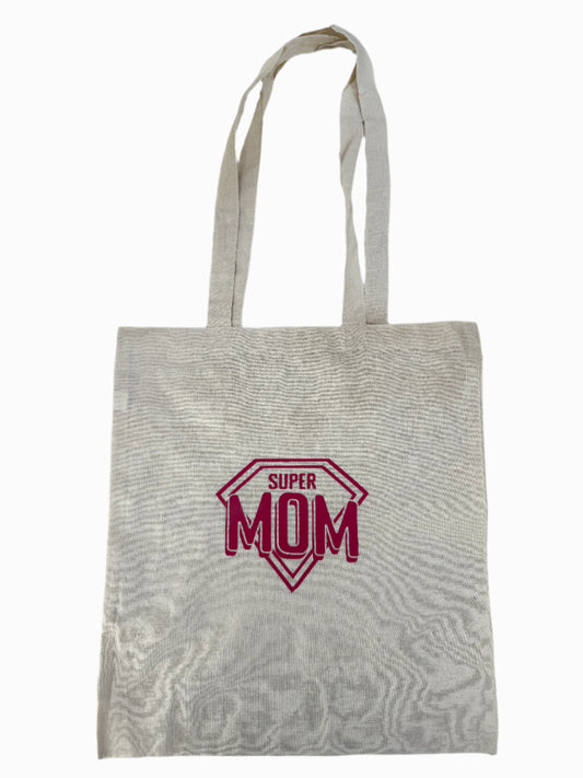 Bag in cotone "Super Mom"