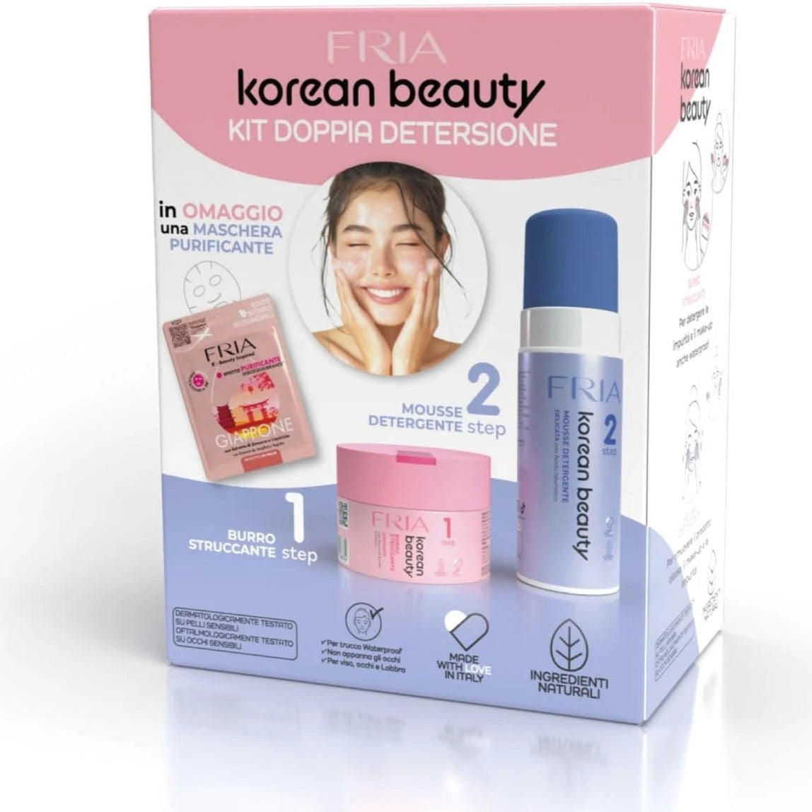 Kit FRIA doppia detersione Korean Beauty